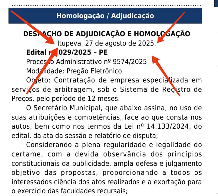  Diário Oficial confirma versão de dirigentes sobre adiamento do Amador
